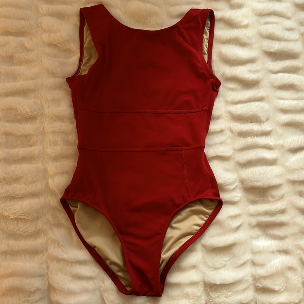 ✨Claudia Dean Stunning Ruby Red Leotard!!❤️